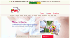 Desktop Screenshot of floriculturaideal.com.br